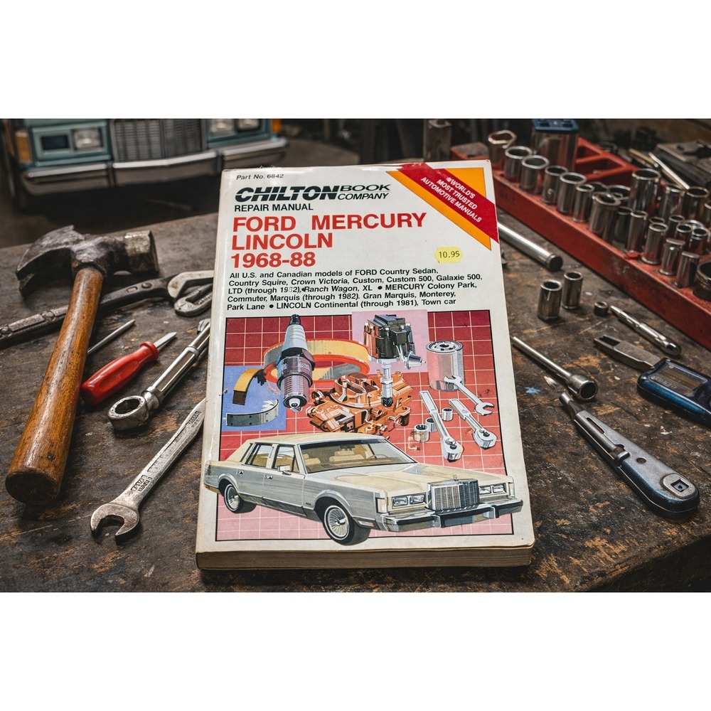 Chilton‎ Repair Manual Ford Mercury Lincoln 1968-88 Vintage Auto Guide